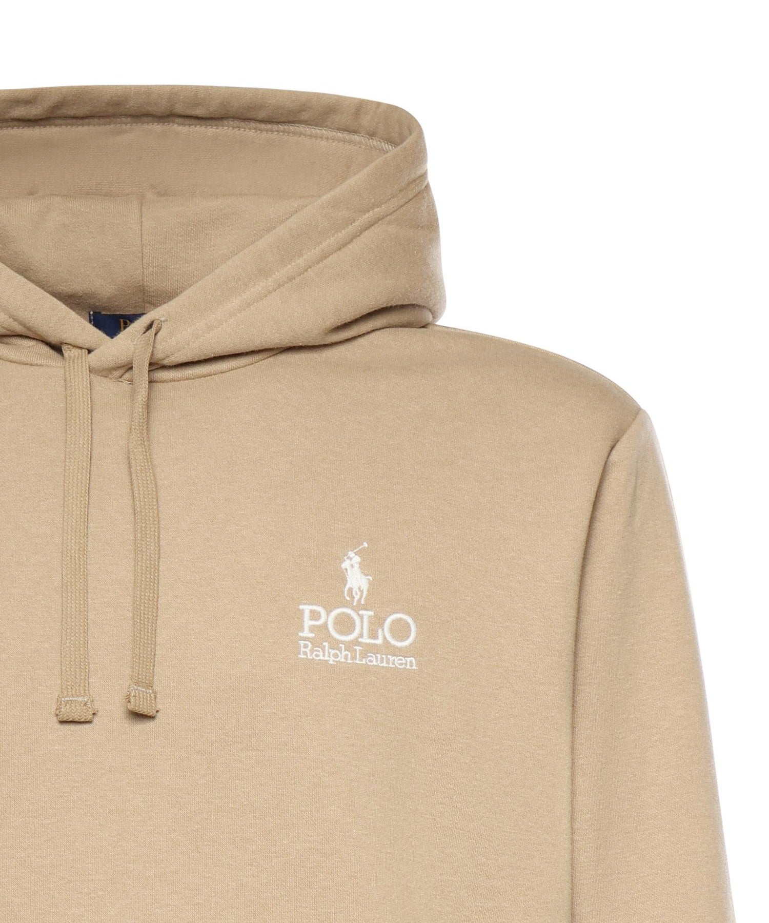 Felpa in misto cotone con logo 710B14661 005 POLO RALPH LAUREN 