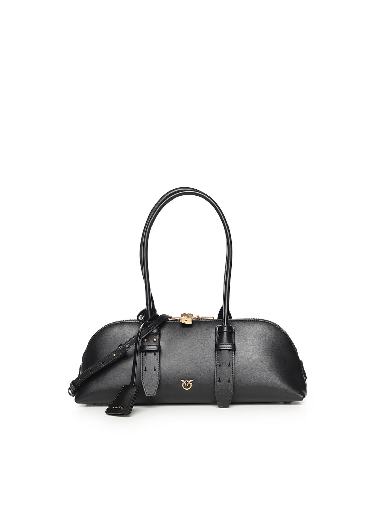 Borsa bowling Escape Bag Horizontal in pelle 106169 A0QOZ99Q PINKO 