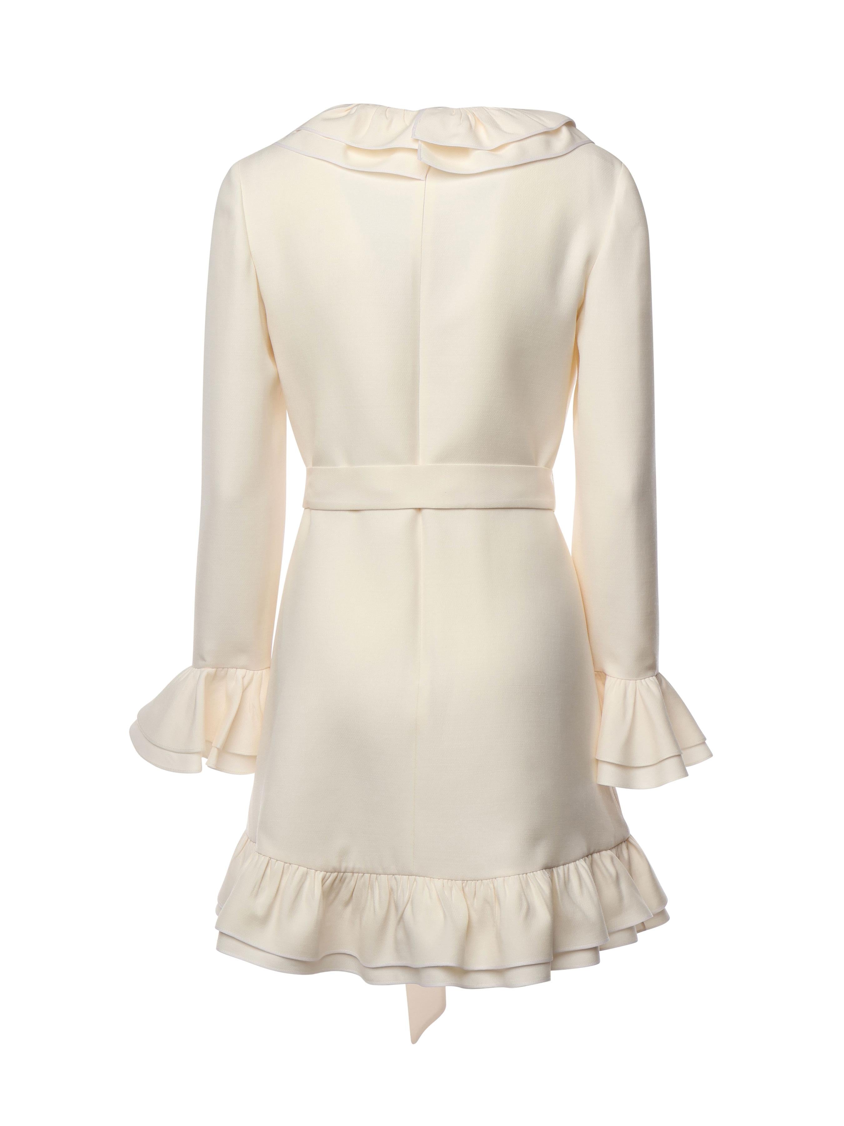 Abito corto in Crepe Couture 6B3VAES6 1CFA03 VALENTINO GARAVANI 