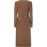 Abito a pois con volant FABX4109F4655 1885 ALESSANDRA RICH 