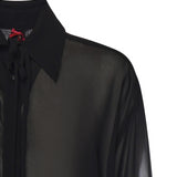 Camicia in chiffon 106393 A35SZ99 PINKO 