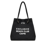 Borsa shooping Beach Club 73BS92701 BEACH CLUBNERO V° 73 