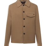 Camicia in lana double-face 8113531 C4042 BURBERRY 