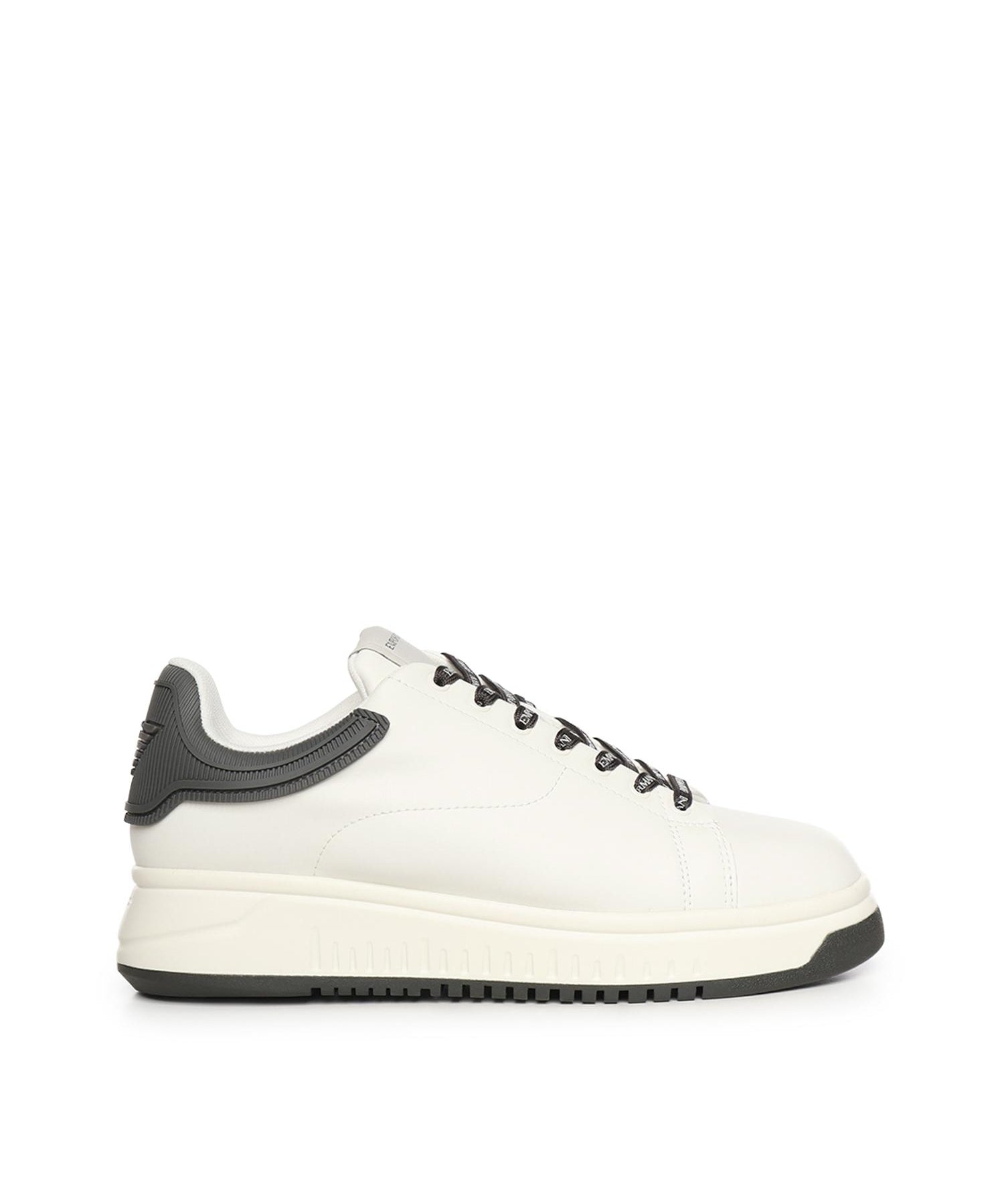 Sneakers in pelle con logo EM003663 AF18212M0364 EMPORIO ARMANI 