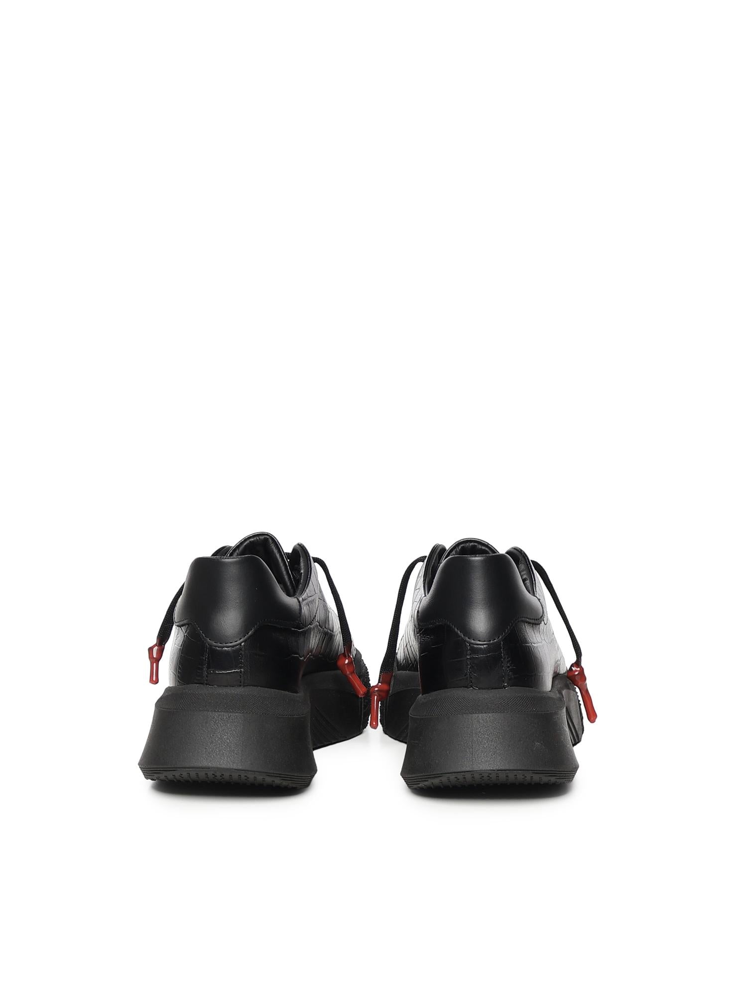 Sneaker Nemesis 2 Triple in pelle NEMESIS2 TRIPLE CROCKNERO GIULIANO GALIANO 