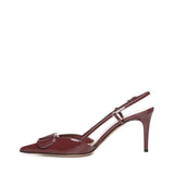 Décolleté slingback VLogo Signature in vernice 7W2S0R01 TMKAFD VALENTINO GARAVANI 