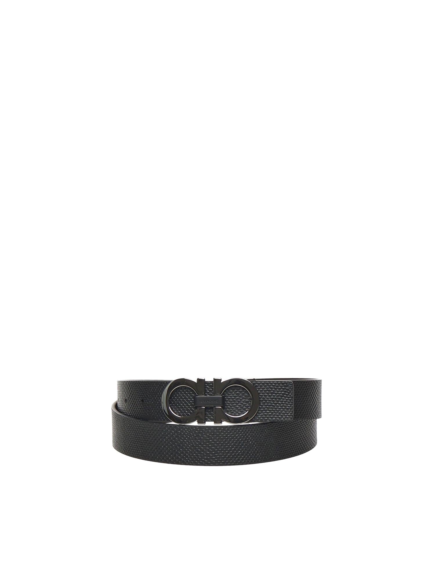 Cintura Gancini in pelle 670391 781607002 FERRAGAMO 