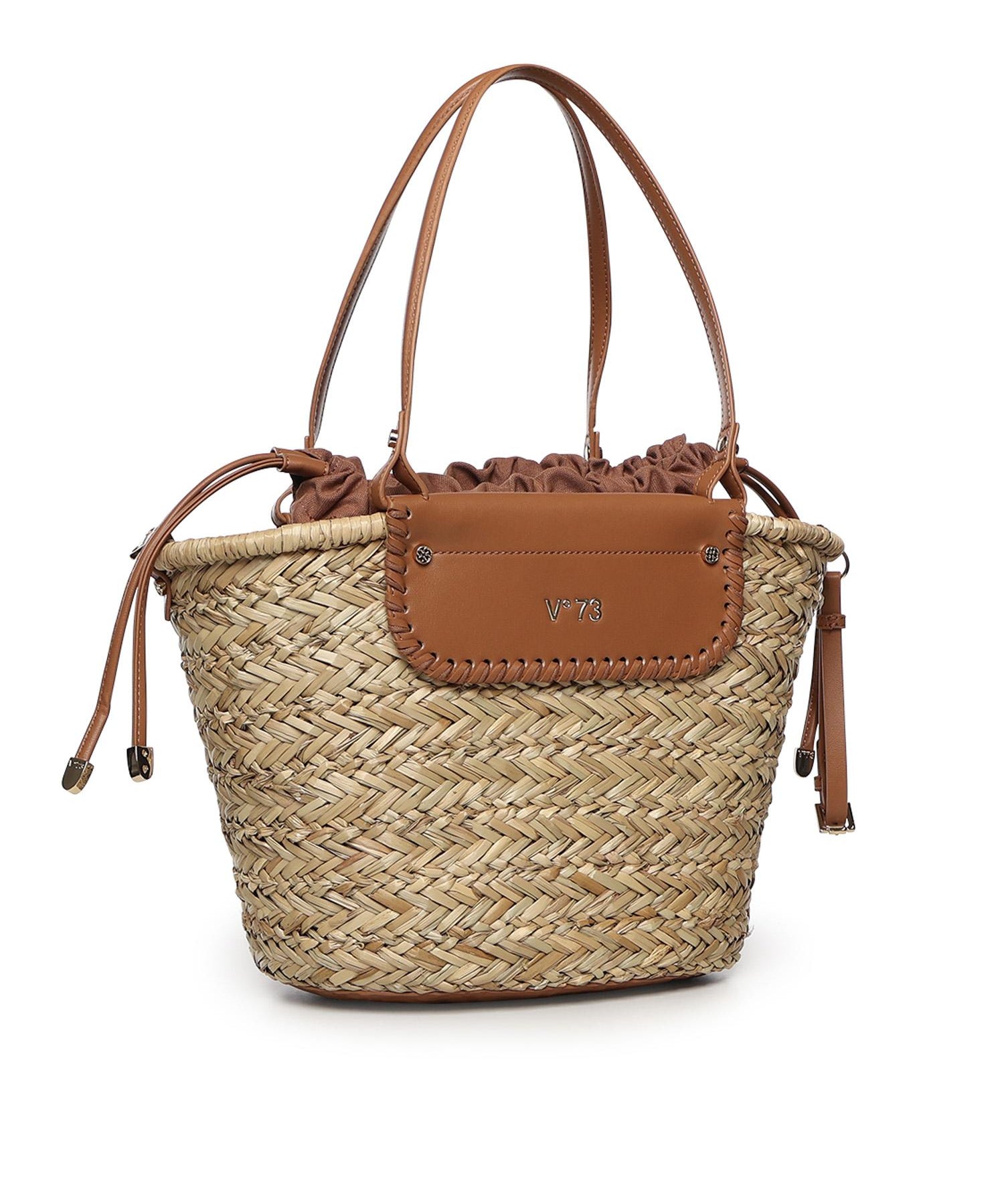 Borsa Vanna con logo 73BS9N201 VANNACUOIO/NATURALE V° 73 
