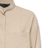 Camicia in gabardina di viscosa DC493 IF0049DXXX010 DONDUP 