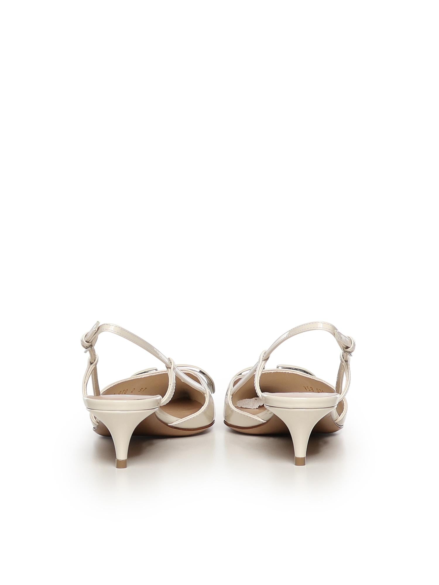 Décolleté slingback Vlogo Signature in vernice 8W2S0Q70 TMKI16 VALENTINO GARAVANI 