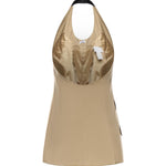 Giacca smanicata in popeline di lana e seta 2611281143600 007 MAX MARA 