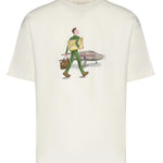 T-shirt L'Homme au tableau in cotone JTS290CO002 OW Drôle de Monsieur 
