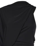 Tuta Serena in jersey T190119A TJP073BLACK THE ANDAMANE 