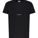T-shirt logo in cotone 464572 YB2DQ1000 SAINT LAURENT 