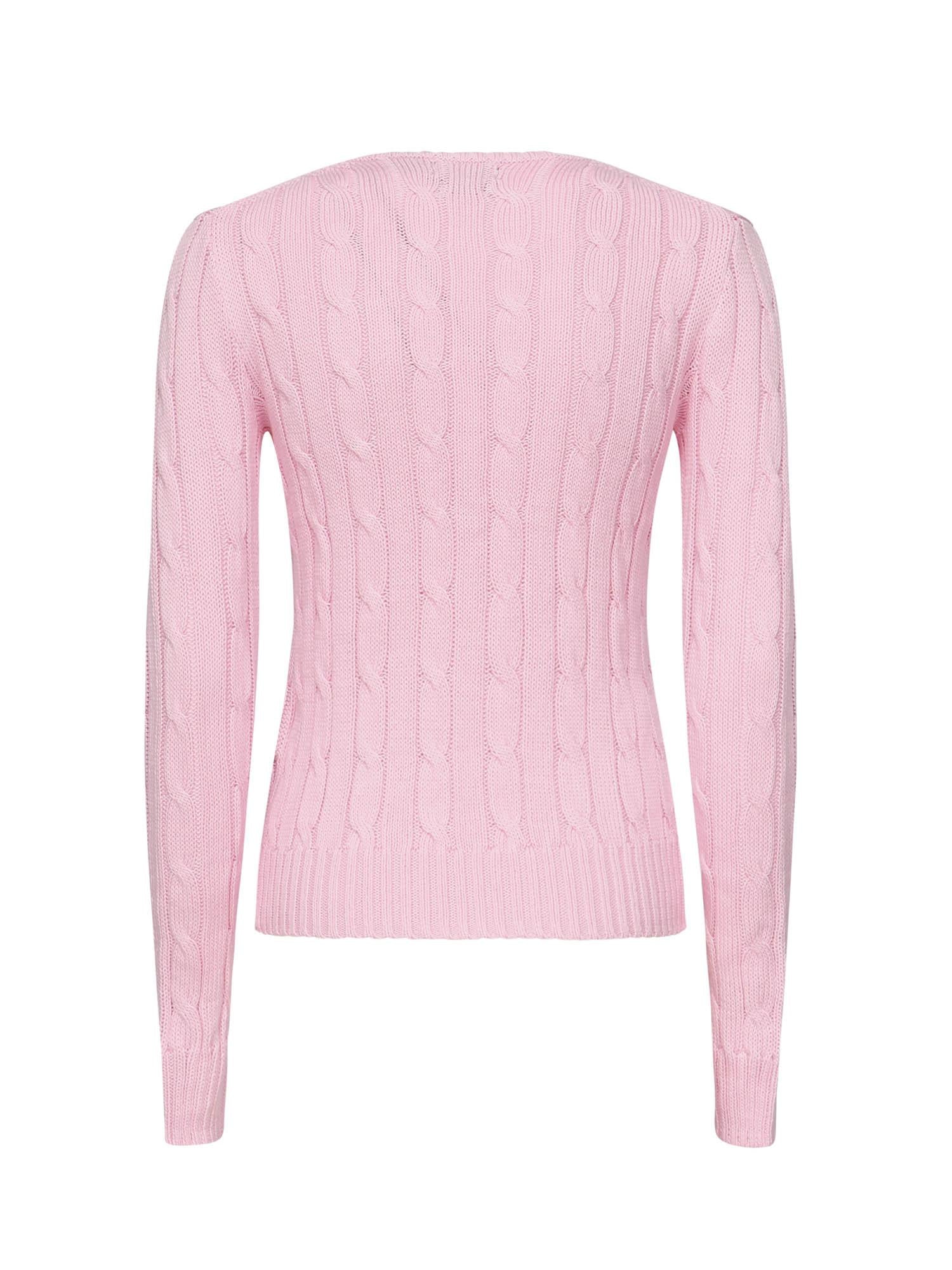 Maglione a trecce con logo 211971869 010 POLO RALPH LAUREN 