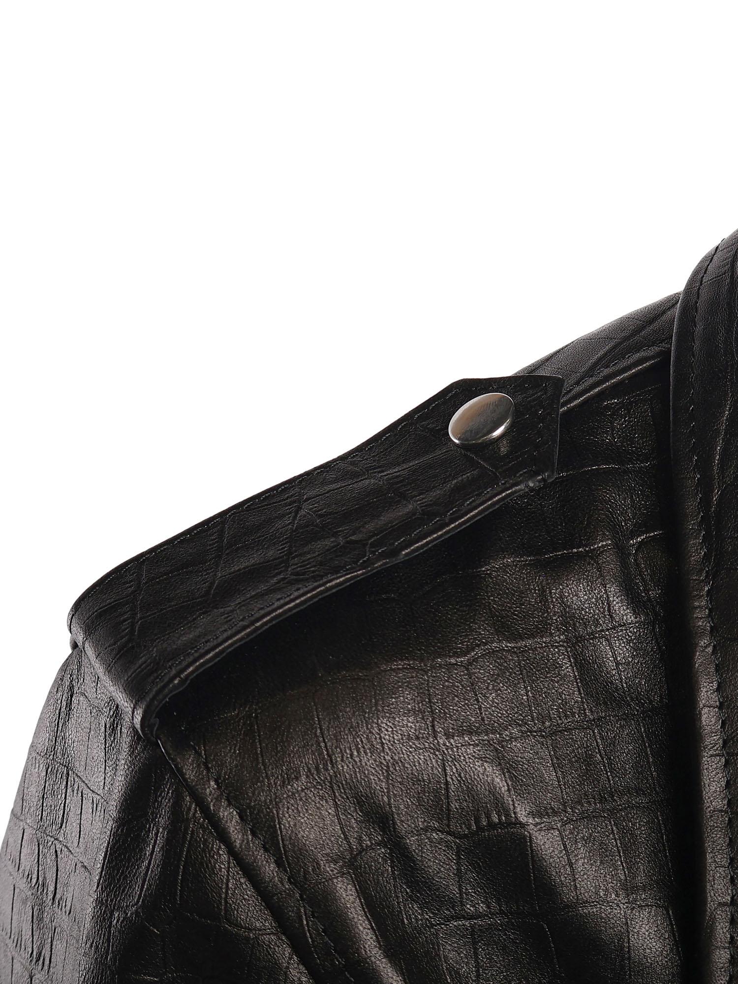 Giubbotto Push in pelle PUSH IT CROCNERO GIULIANO GALIANO 