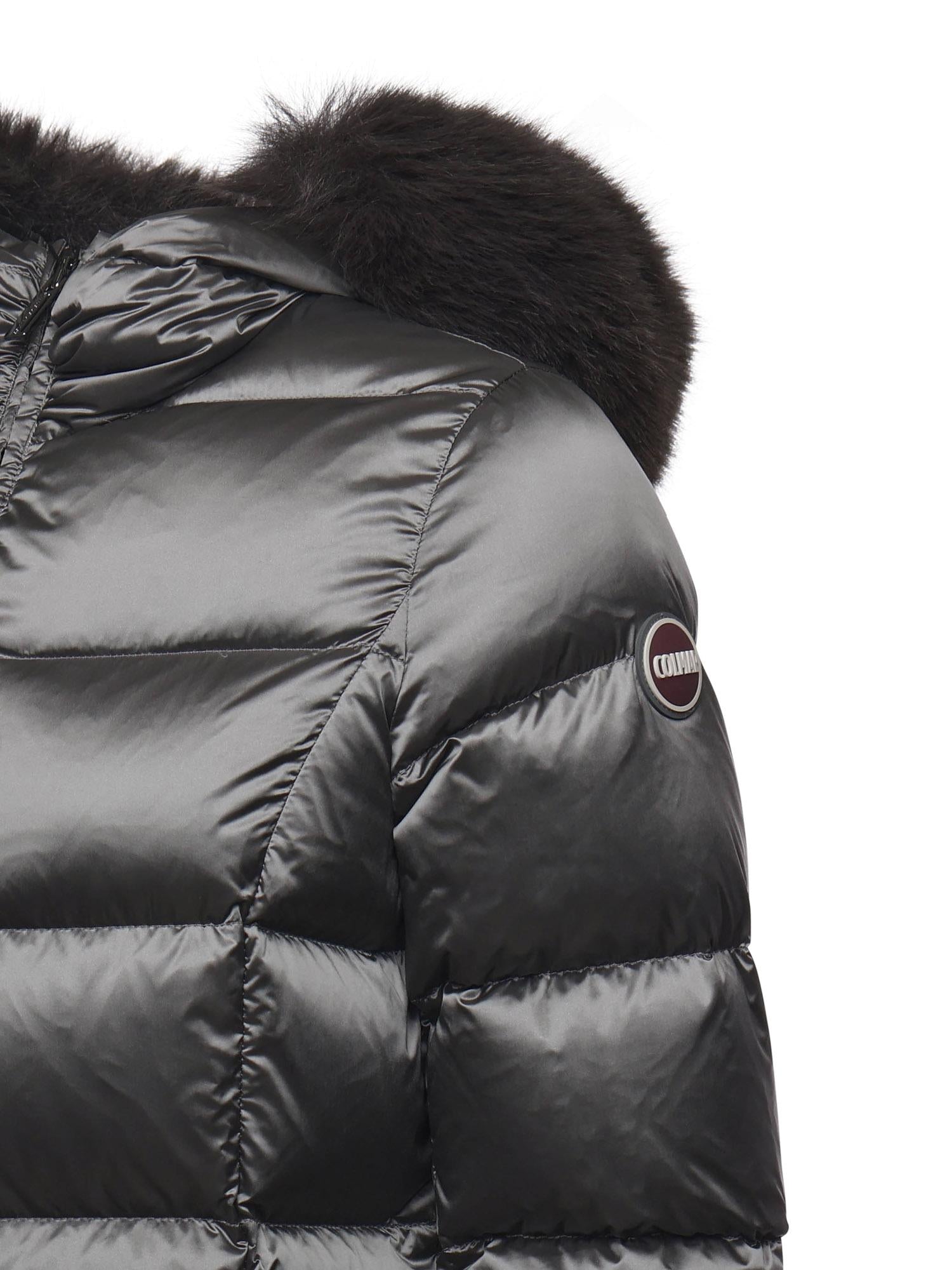 Piumino lungo con pelliccia sintetica<BR/> 2221E 2YO506 COLMAR ORIGINALS 