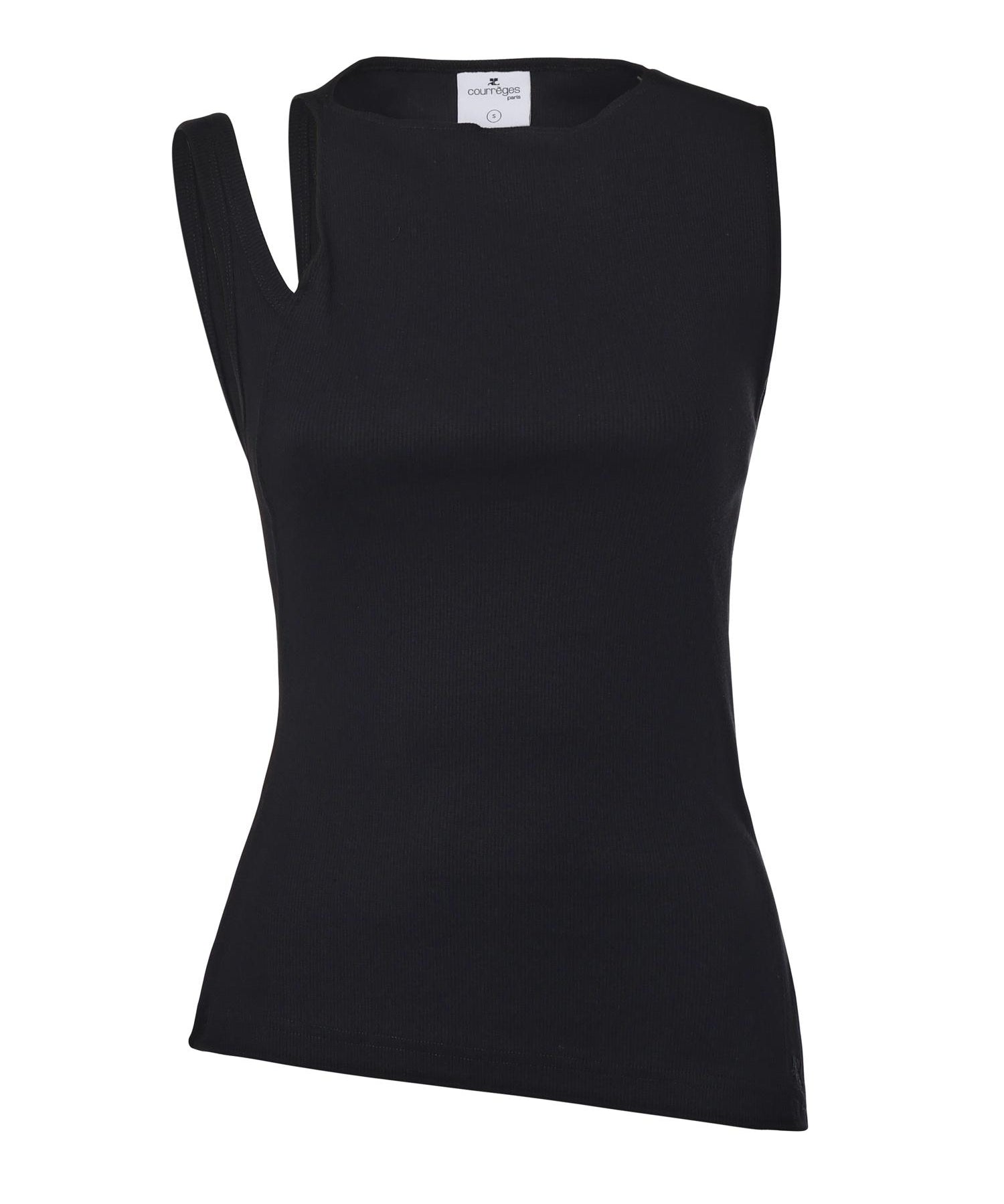 Top Transverse in cotone anni '90 425JDE146JS0194 9999 COURREGES 