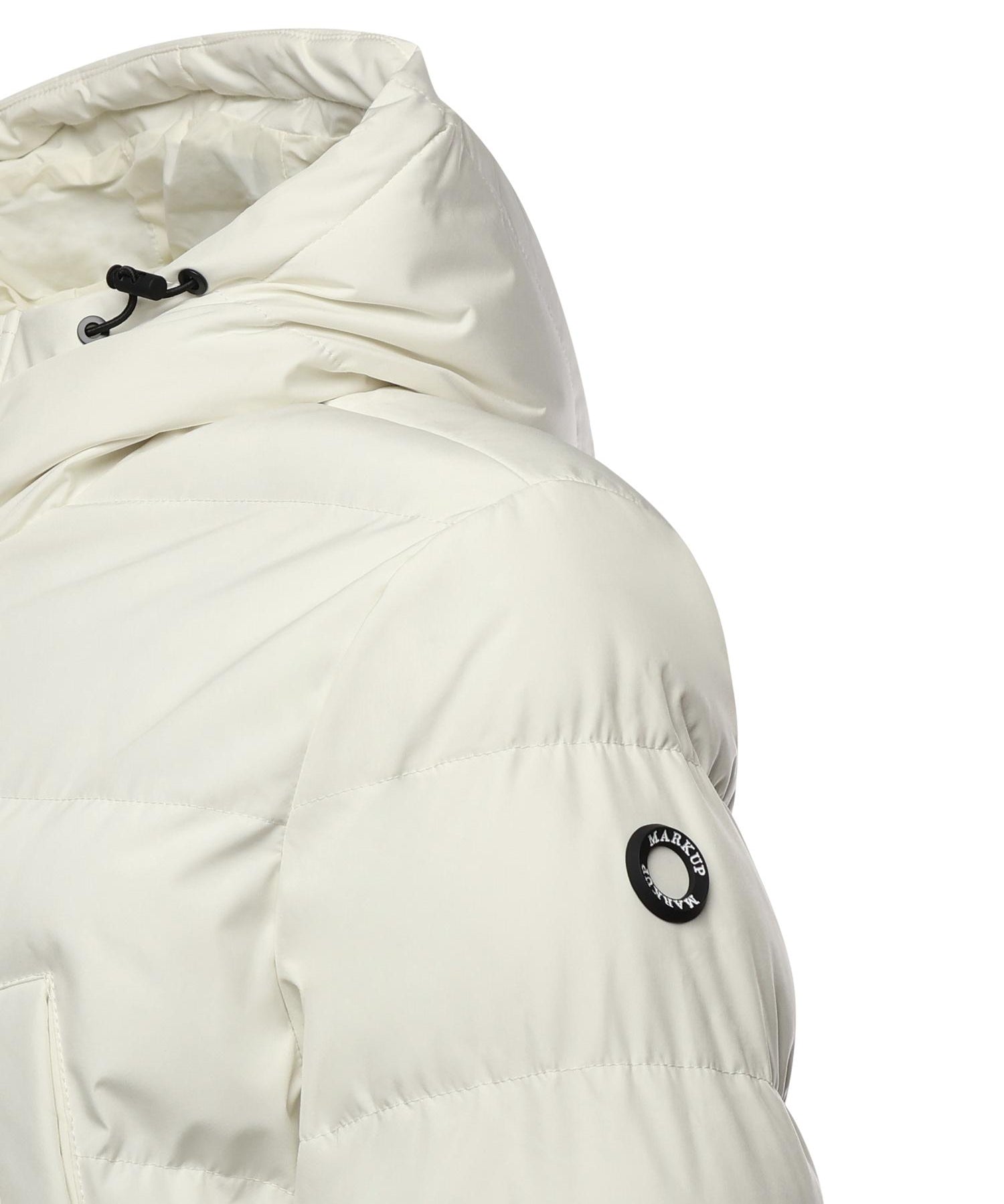 Long parka in microfibra MK9940047 LATTE MARKUP 