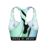 Crop top stampa orchidee 5HTP56 5H735025 PUCCI 