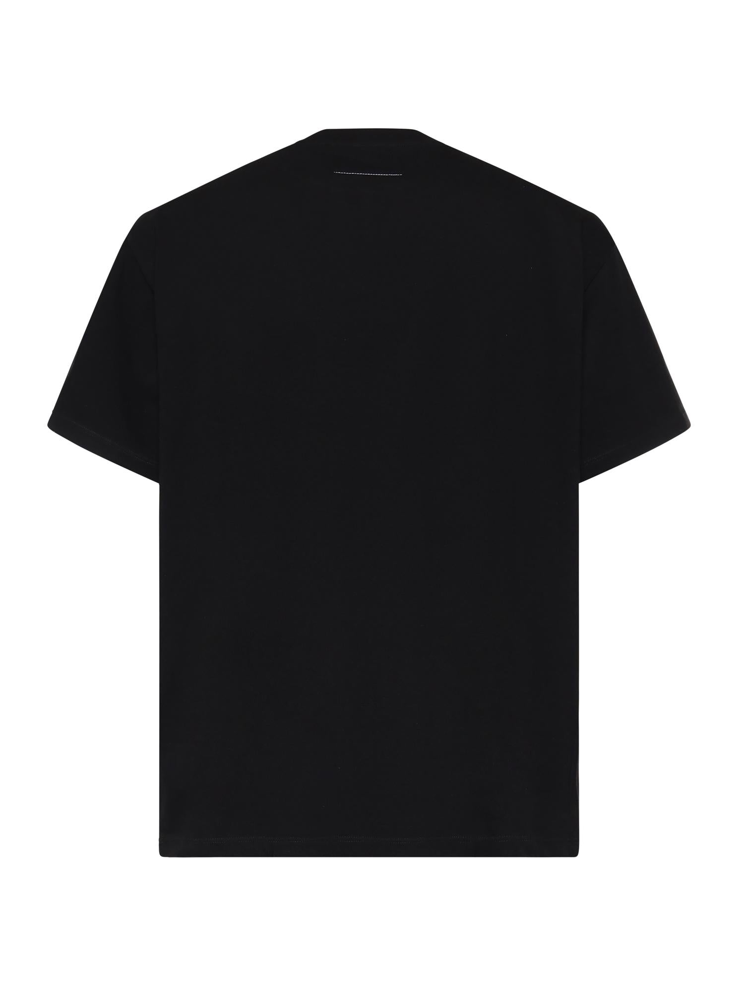T-shirt con stampa spray in cotone SH0GC0067 M20048900 MM6 Maison Margiela 