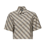 Camicia cropped Check 8101121 C1849 BURBERRY 