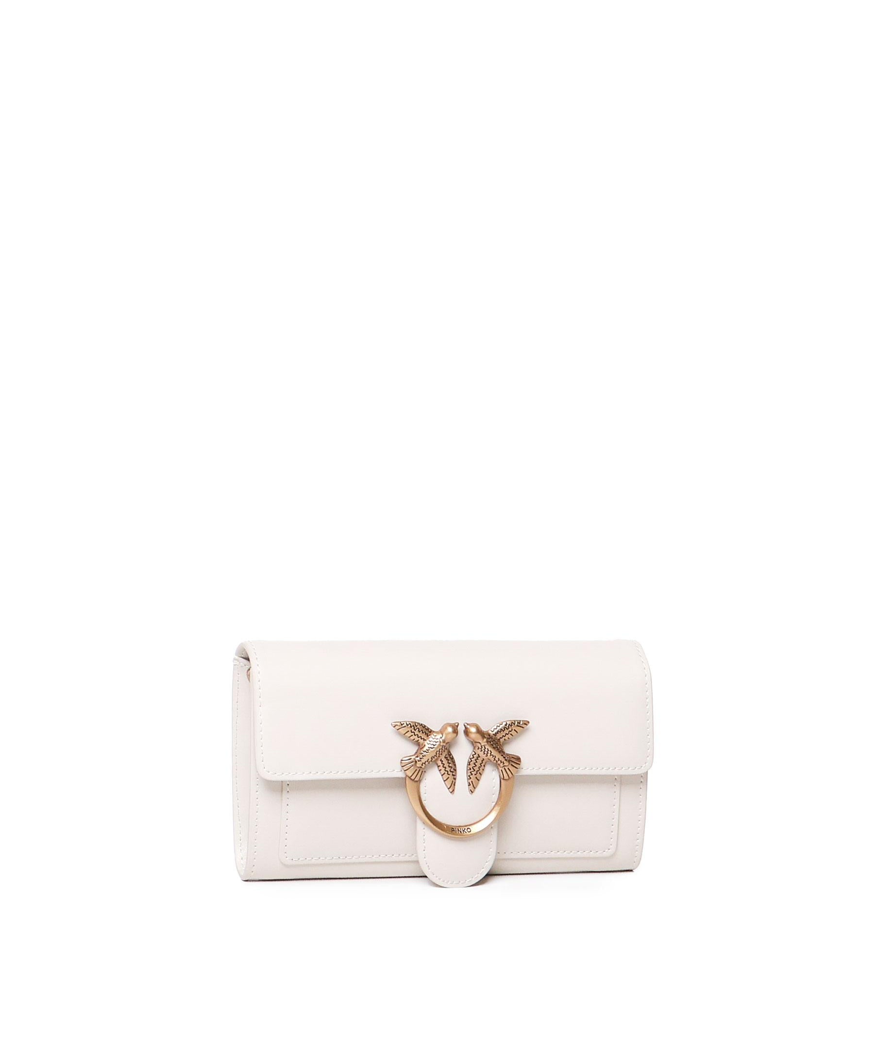 Portafoglio Love Bag Simply in pelle 100062 A0F1Z14Q PINKO 