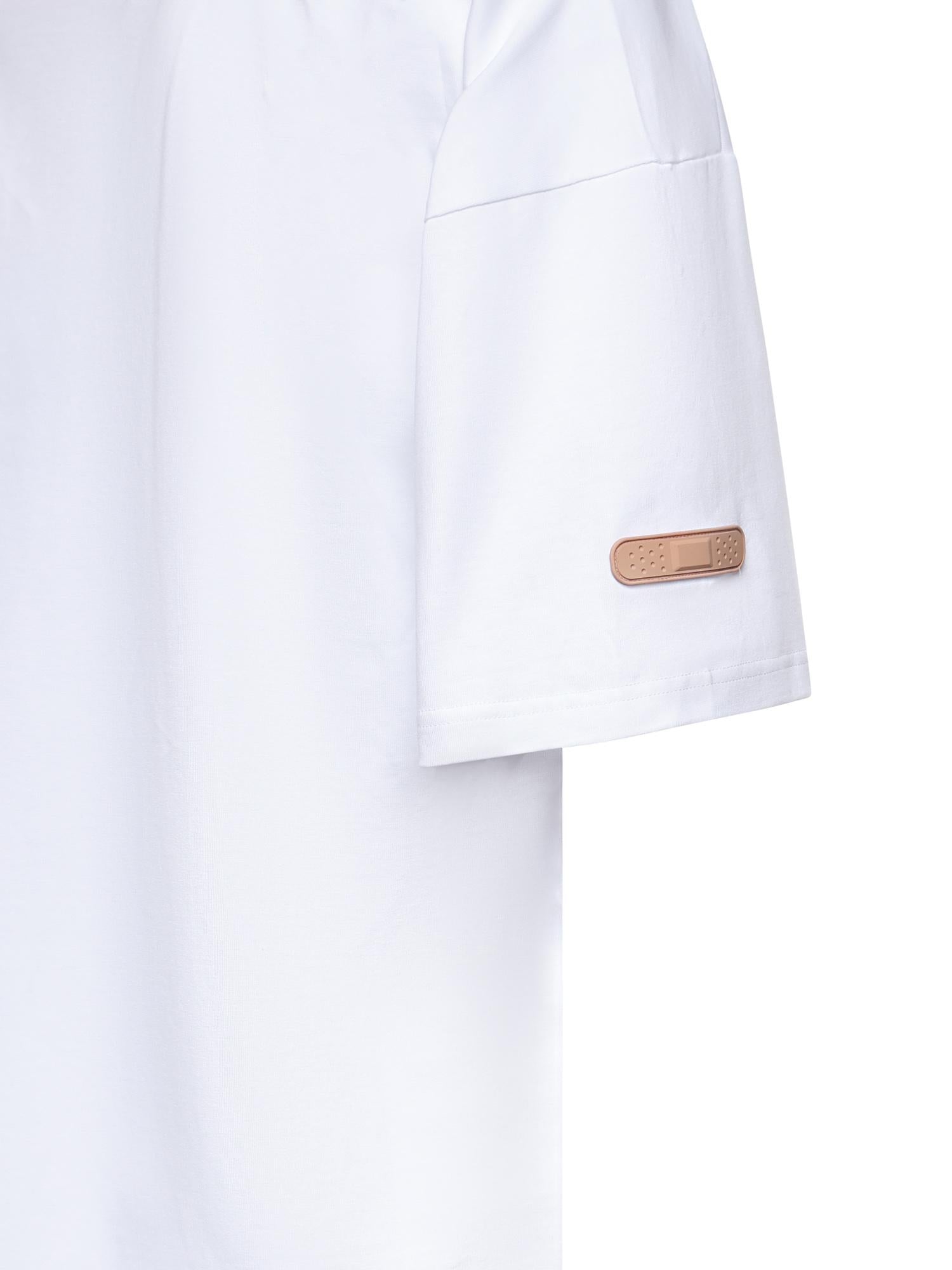 T-shirt The Boy Giudice Maledetto in cotone DFM54029TJ112JUDGE WHITE WHITE PDF CHANNEL 