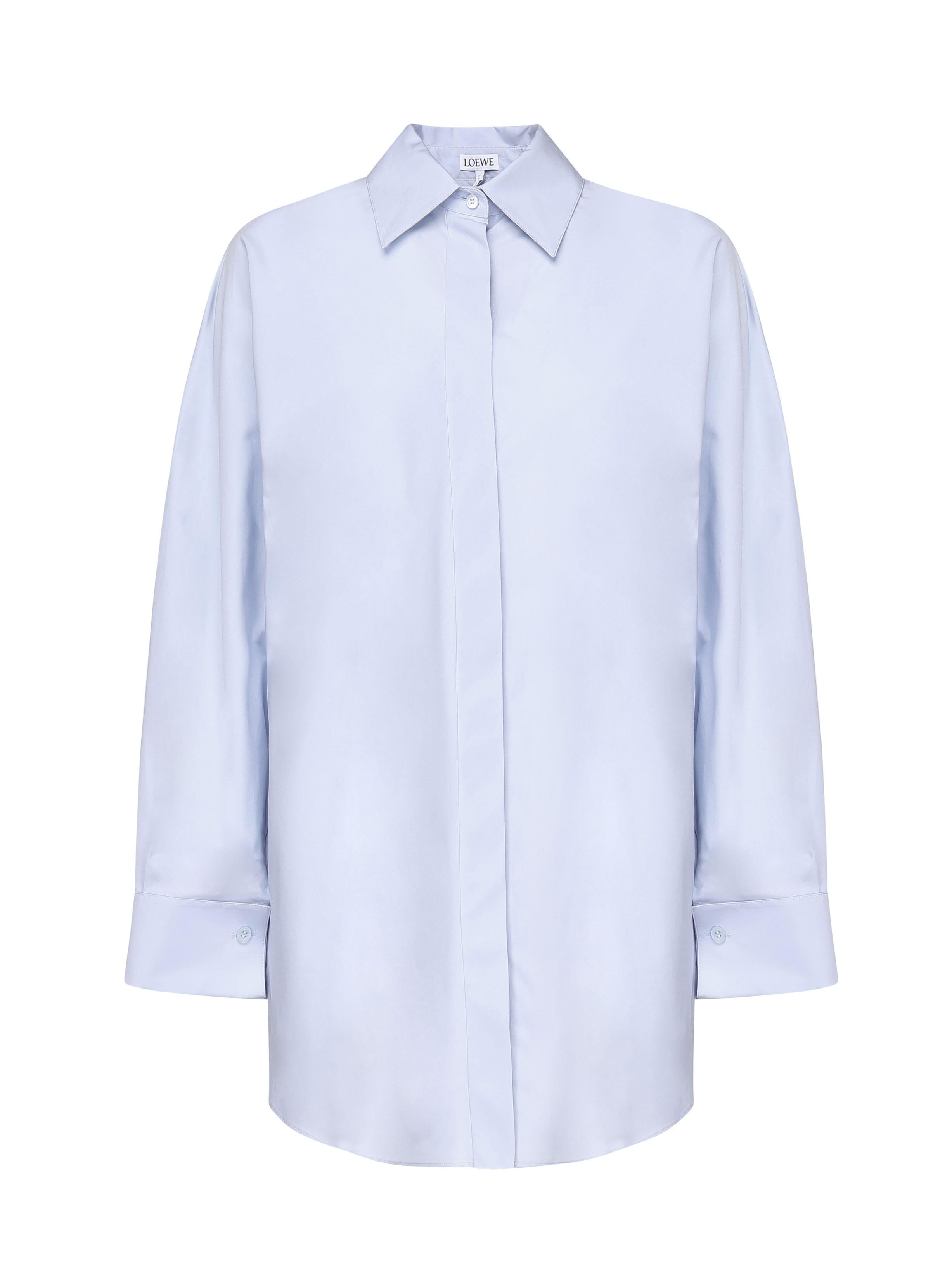 Camicia in popeline di cotone S540Y05XA1 6410 LOEWE 