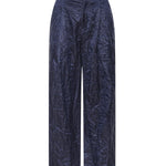 Pantaloni Velvet super loose PT016V2 NVY BONSAI 