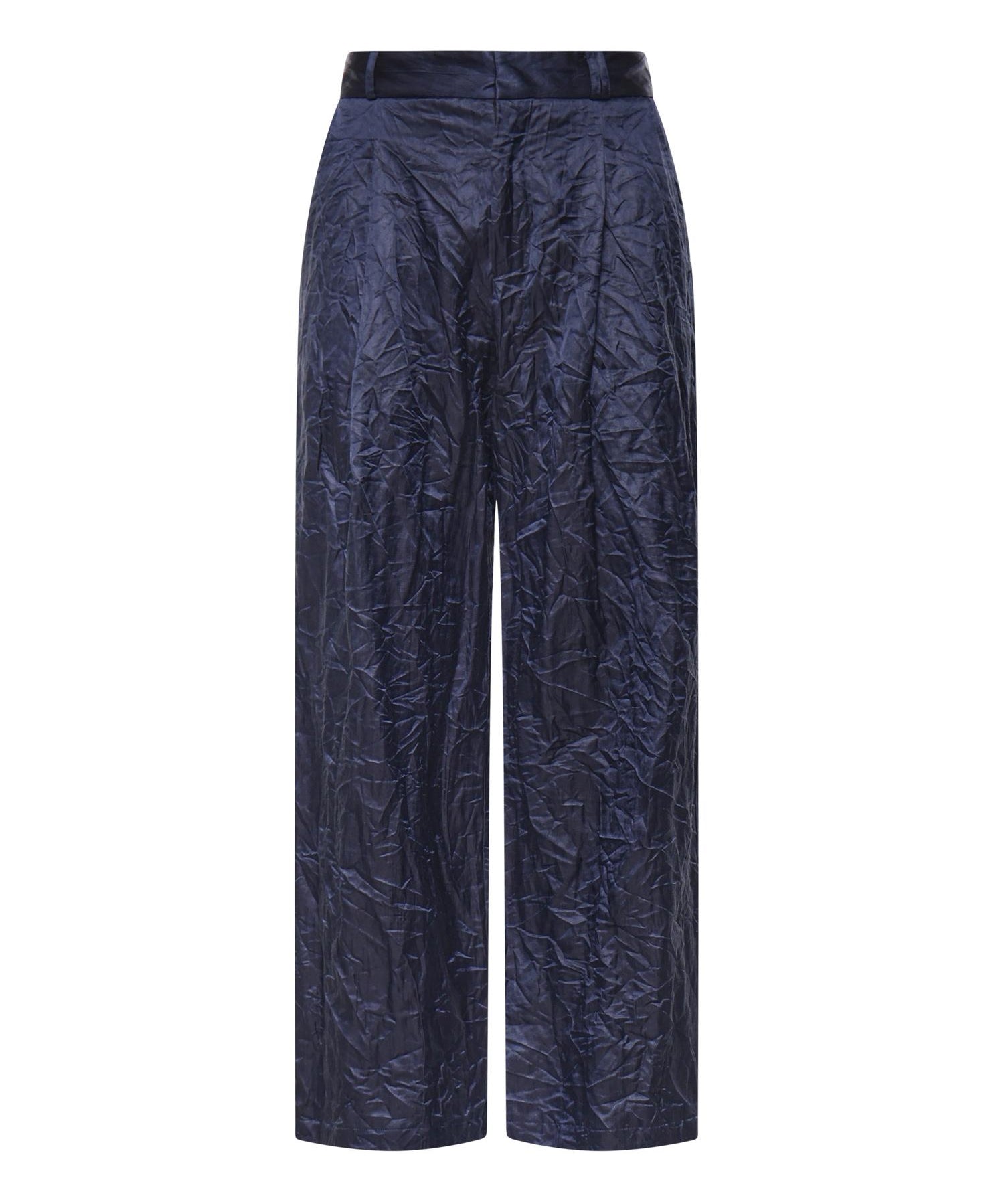 Pantaloni Velvet super loose PT016V2 NVY BONSAI 