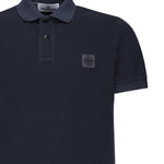 Polo in piqué stretch con patch logo K1S1522002SC S0067V0028 STONE ISLAND 