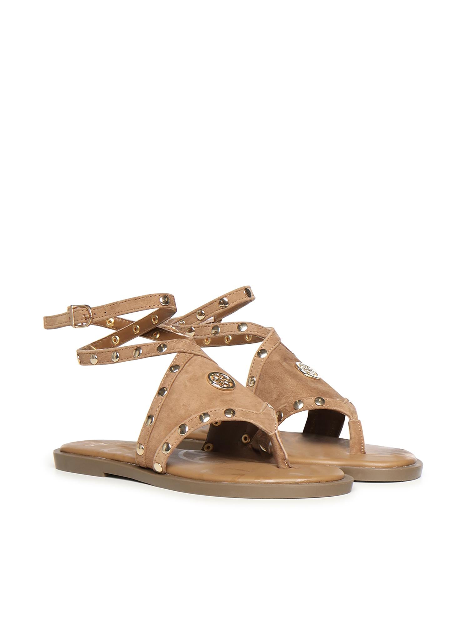 Sandali Jole flat in camoscio 73CZ9YQ01CAM JOLE FLATCUOIO V° 73 