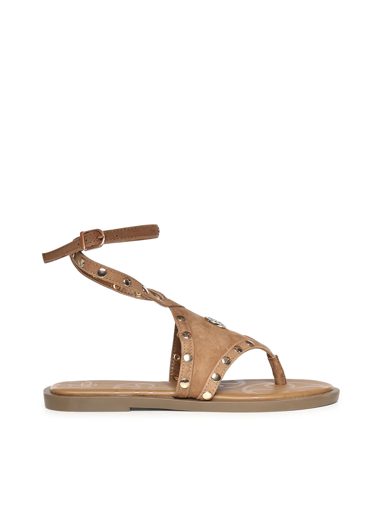 Sandali Jole flat in camoscio 73CZ9YQ01CAM JOLE FLATCUOIO V° 73 