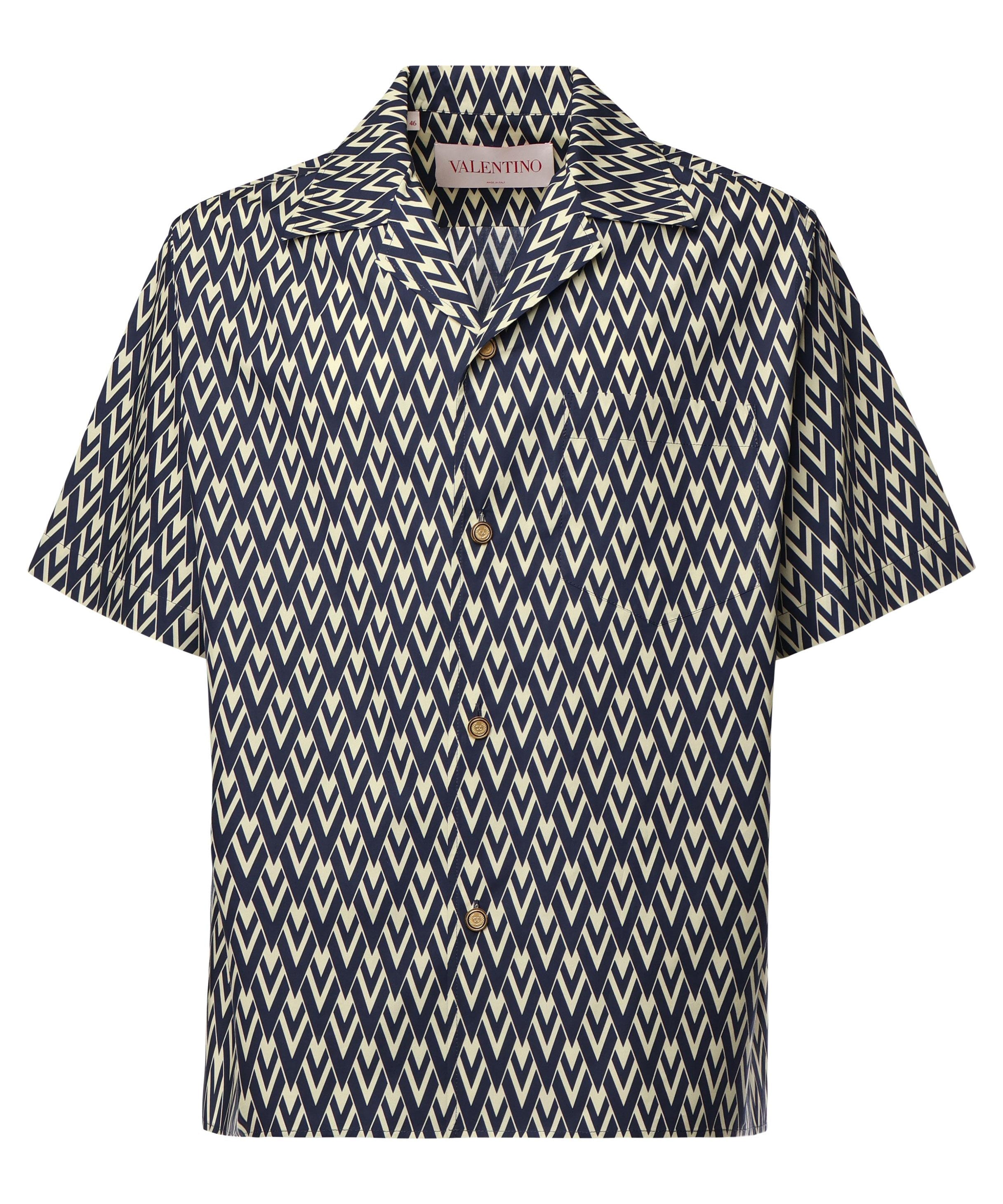 Camicia da bowling con stampa Toute la V all over 6V3AA111 AS0QTD VALENTINO GARAVANI 