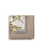 Foulard in seta con stampa 310234 791388003 FERRAGAMO 