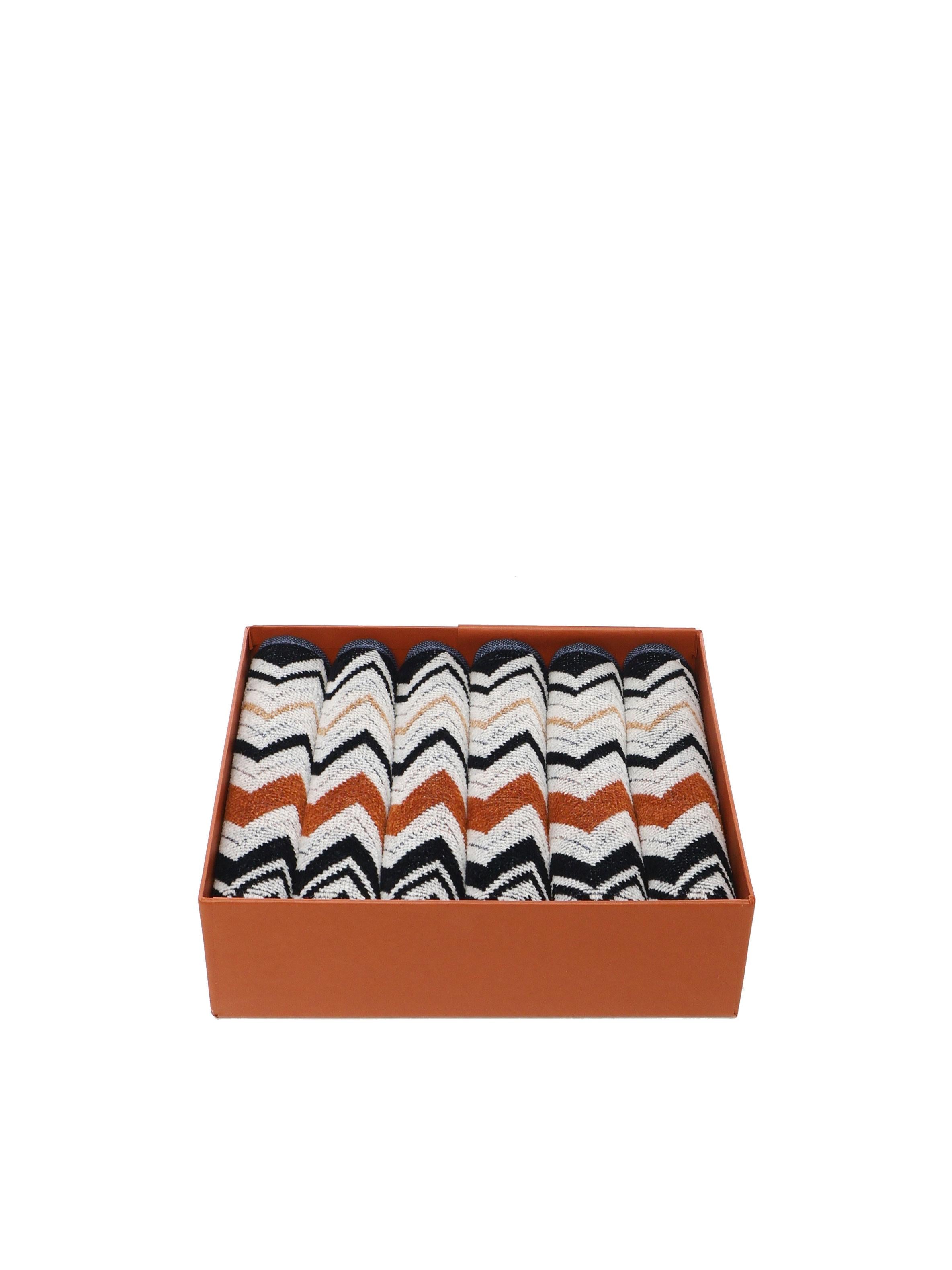 Set di 2 asciugamani Bernard con motivo a zigzag 1B3SP99860 160 MISSONI HOME 