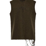 Gilet in maglia di lana SH0FB0026 M13283727S MM6 Maison Margiela 