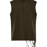 Gilet in maglia di lana SH0FB0026 M13283727S MM6 Maison Margiela 