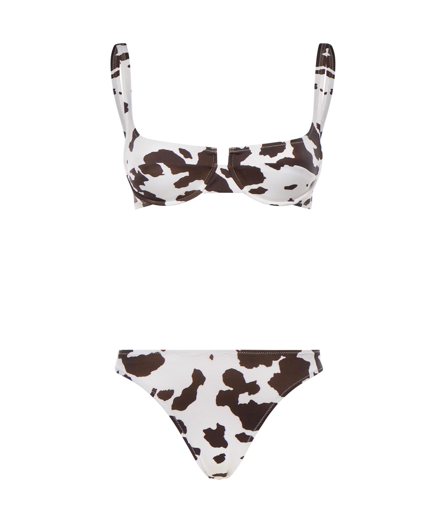 Bikini con stampa muccata NAM0002 00961L MC2 SAINT BARTH 