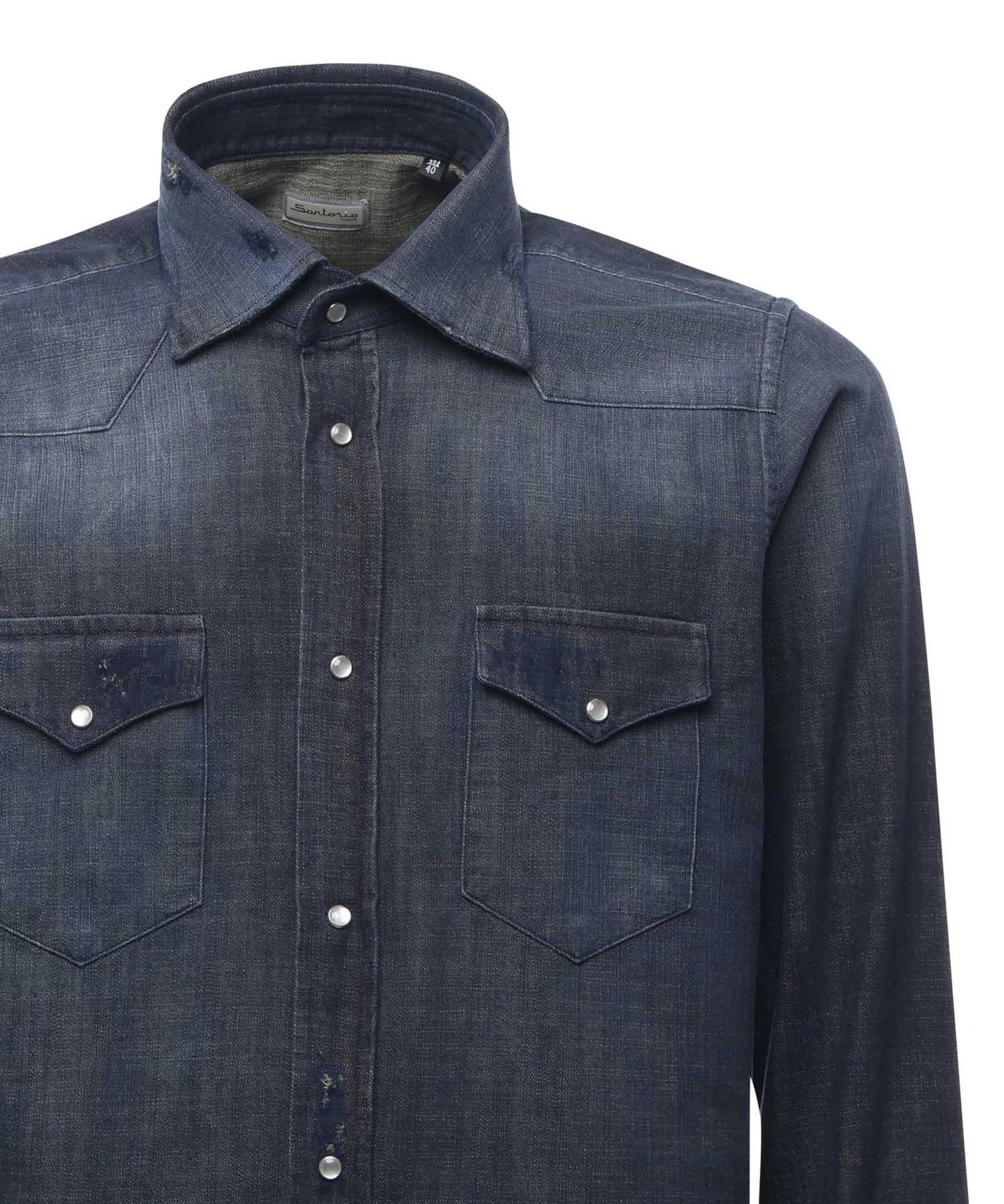CamiciaTexas in denim di cotone SCC0001SH45350400C  SARTORIO NAPOLI 