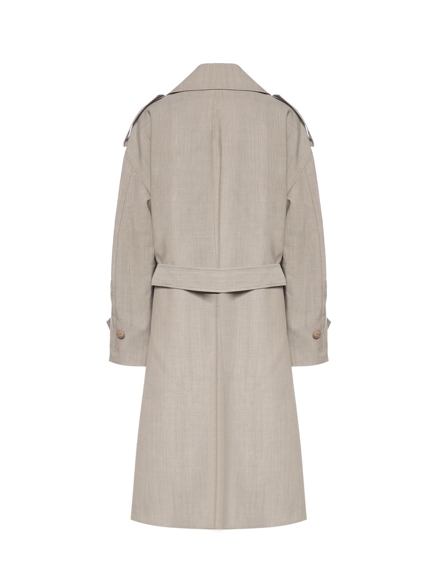 Trench Dursley in lana<BR/> TRFS22023276  THE FRANKIE SHOP 