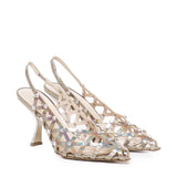 Décolleté in pelle metallizzata CHARLIE S2402 IRIDEALBA ALCHIMIA 
