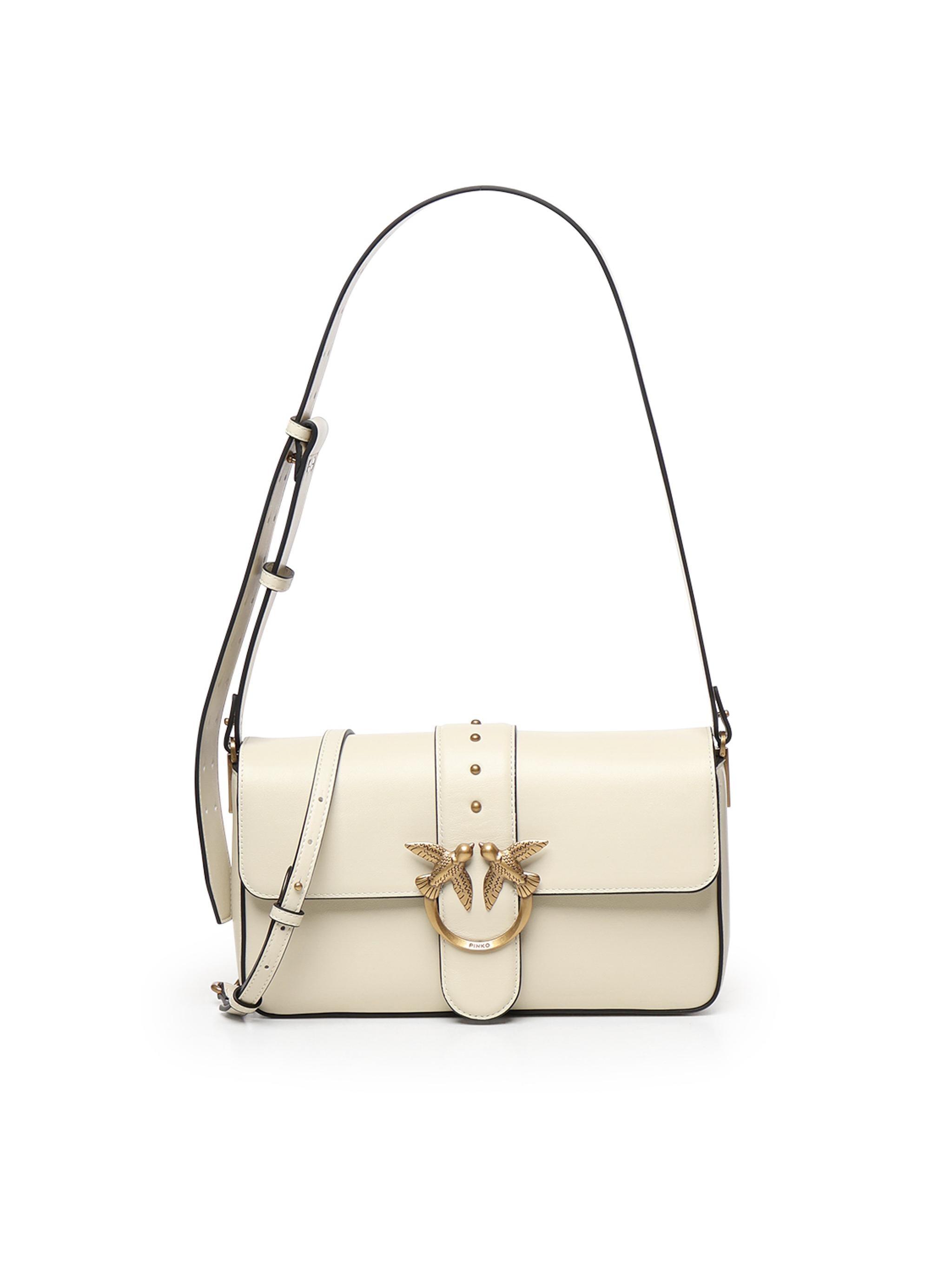 Borsa media a spalla Love Bag in pelle 104524 A0QOZ14Q PINKO 
