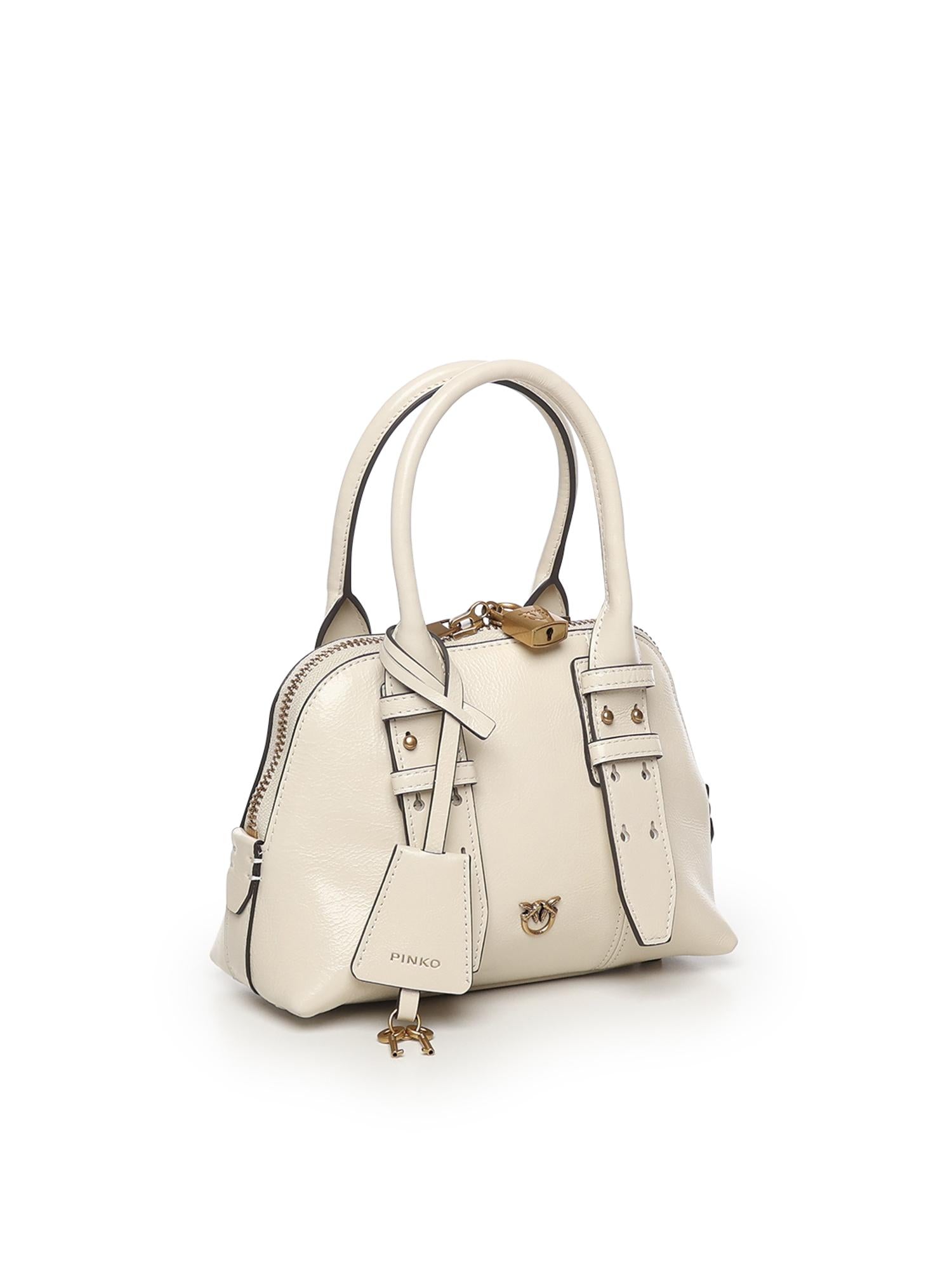 Borsa a mano piccola Escape Bag in pelle 105333 A2VWZ14Q PINKO 