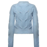 Maglia in filato di misto lana con trecce 2522366162600 002 SPORTMAX 