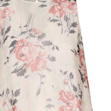 Abito lungo in seta con stampa floreale<BR/> S540Y09XRS 9990 LOEWE 