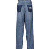 Jeans in denim con logo GWP394 17GGF0076 MIU MIU 