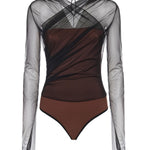 Body Renee in tulle NDSS25TOP083  NENSI DOJAKA 