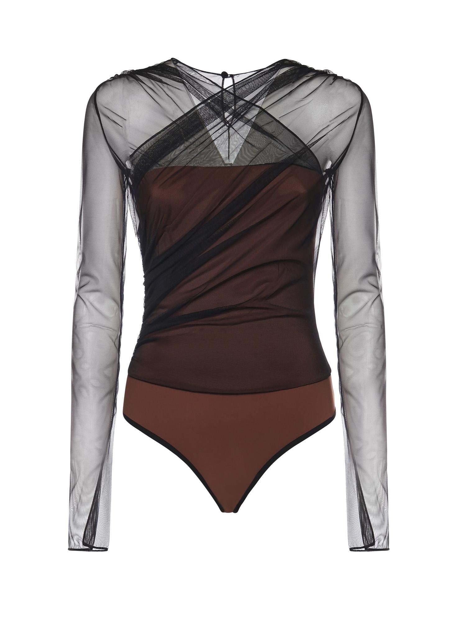 Body Renee in tulle NDSS25TOP083  NENSI DOJAKA 